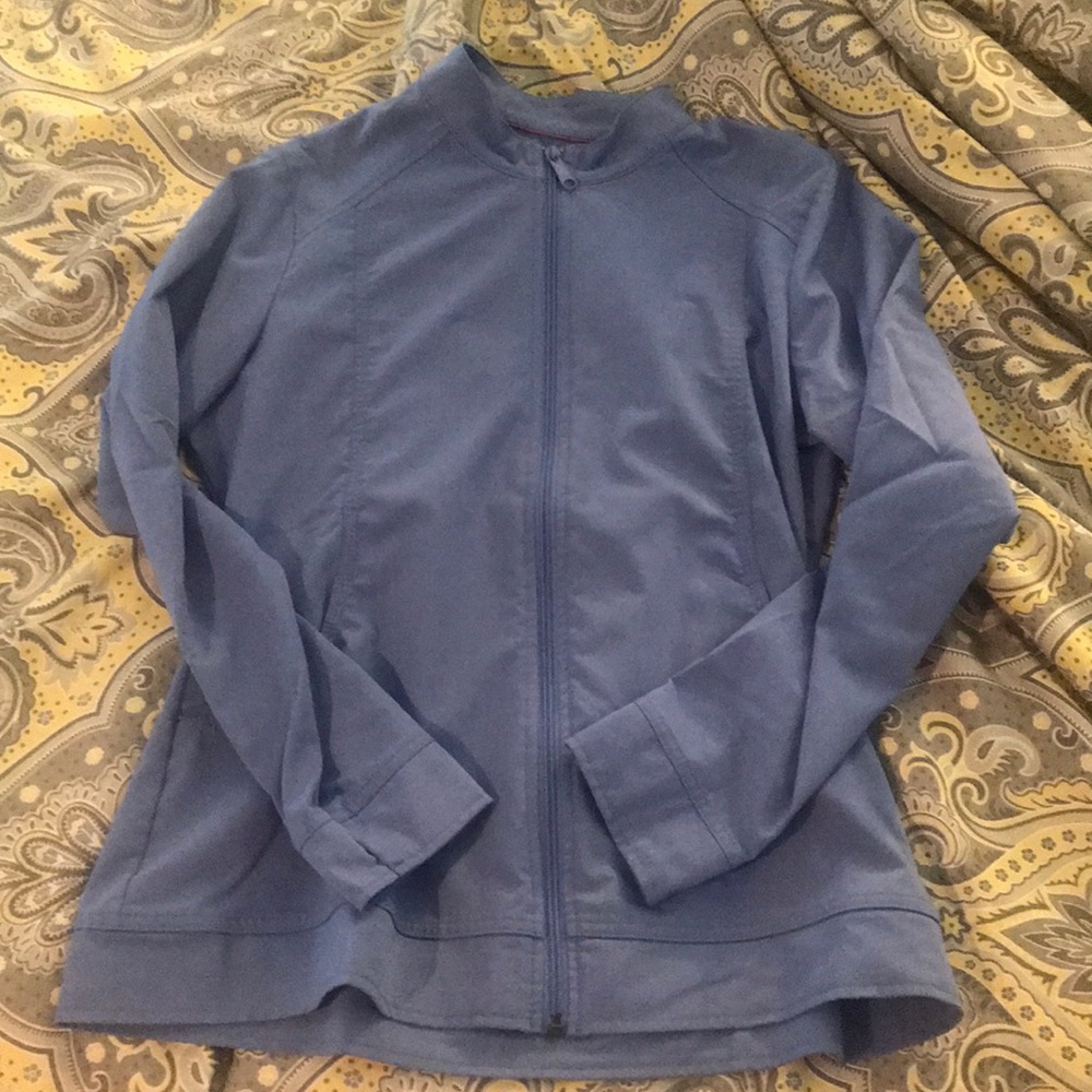 Scrub jacket ceil blue
